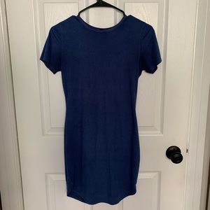 Suede Mini Dress